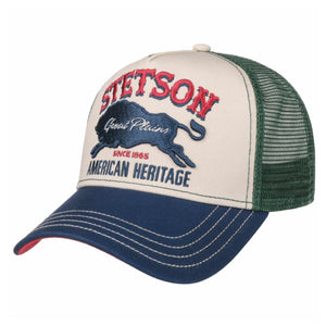The Hat Shop Stetson The Plains Trucker Cap 'Green'