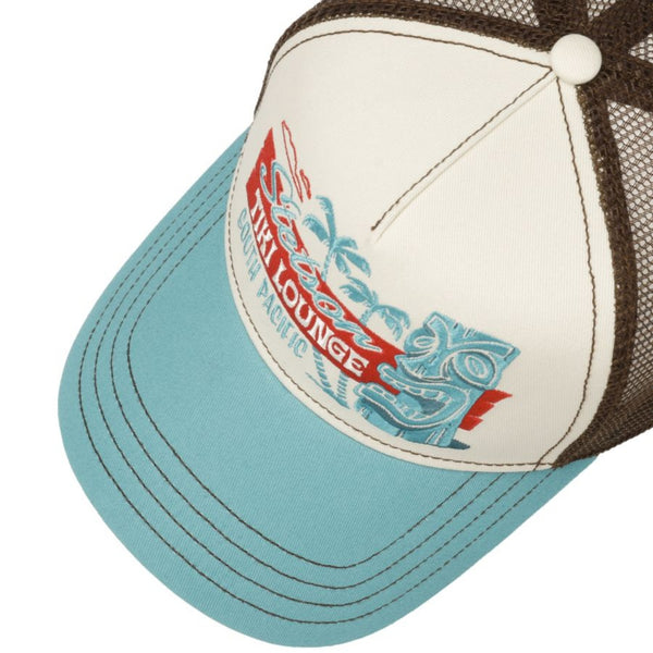 The Hat Shop  Stetson Tiki Lounge Trucker Cap 'Brown"