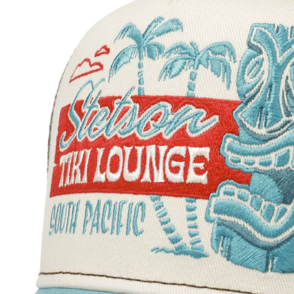 The Hat Shop  Stetson Tiki Lounge Trucker Cap 'Brown"