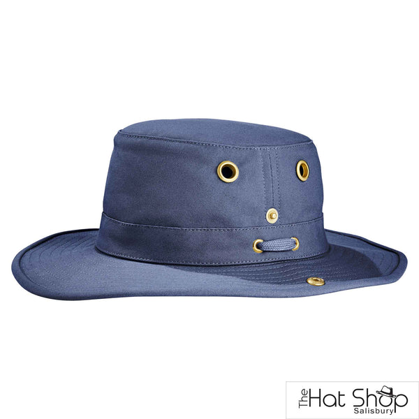 The Hat Shop Tilley T3 Cotton Duck UPF50+ Sun Hat Navy