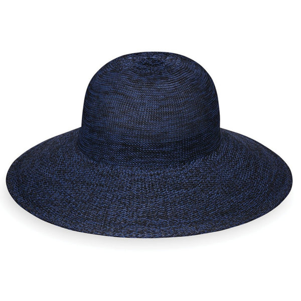 The Hat Shop Ladies Wallaroo 'Victoria Diva' Sun Hat Navy