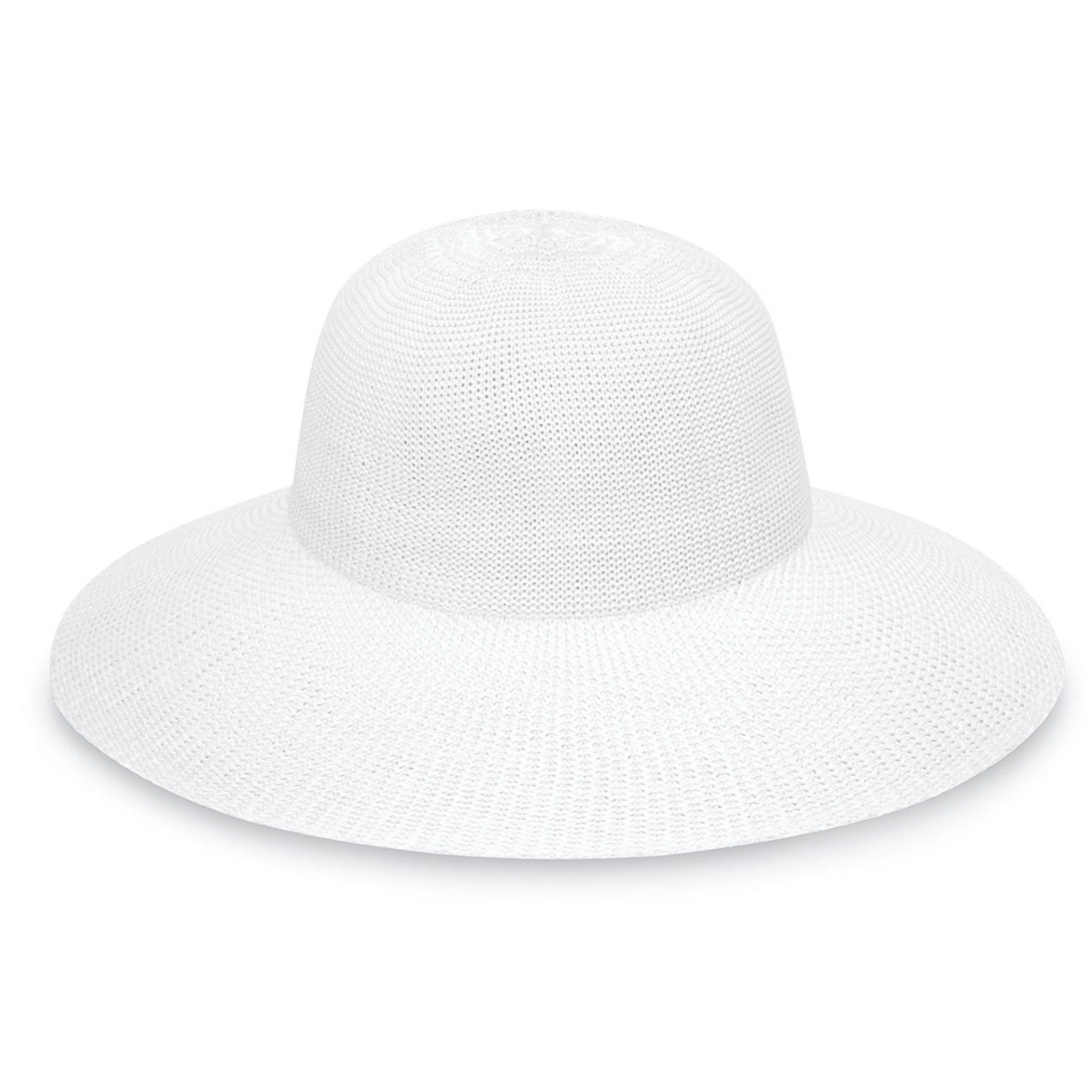 The Hat Shop Ladies Wallaroo 'Victoria Diva' Sun Hat White