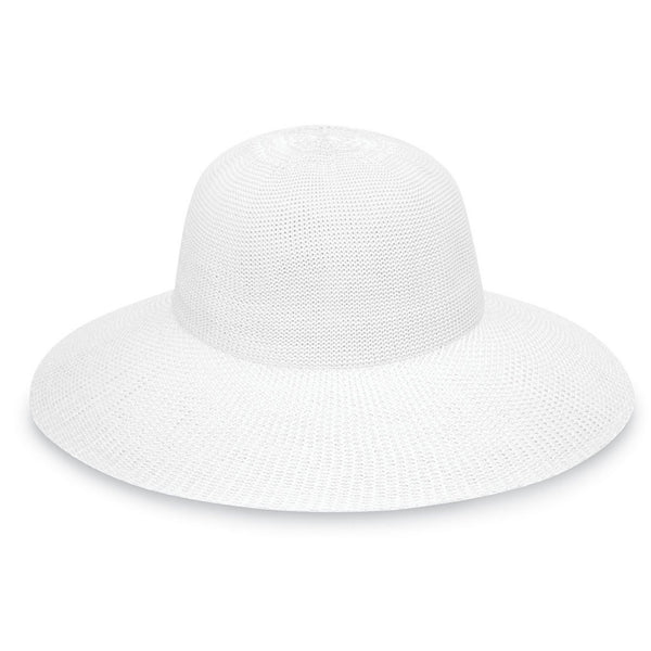 The Hat Shop Ladies Wallaroo 'Victoria Diva' Sun Hat White