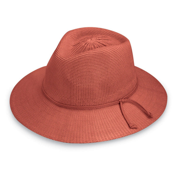 The Hat Shop Ladies Wallaroo 'Victoria Fedora Sun Hat UPF50+ Paprika