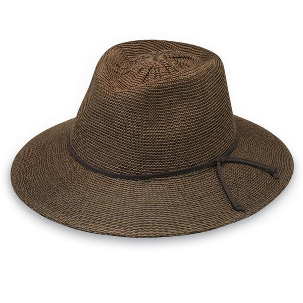 The Hat Shop Ladies Wallaroo 'Victoria Fedora Sun Hat UPF50+ Suede