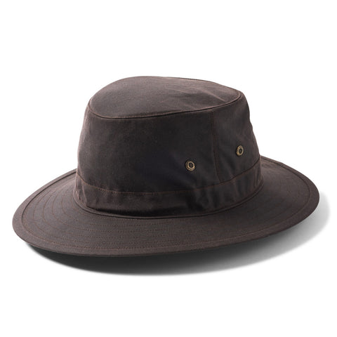 The Hat Shop Failsworth Water Resistant British Wax Traveller, brown