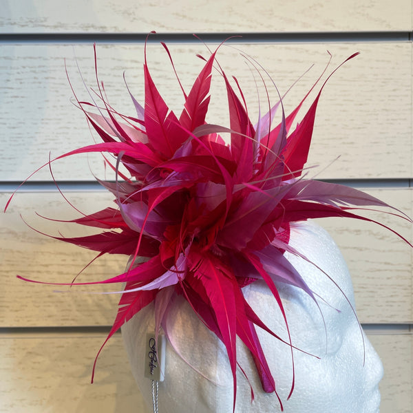 The Hat Shop Showpiece Feather Flower on Headband