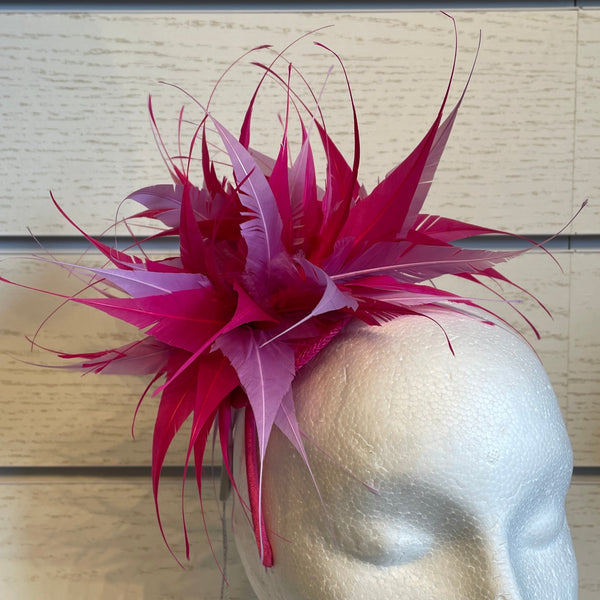 Showpiece Feather Flower On Headband