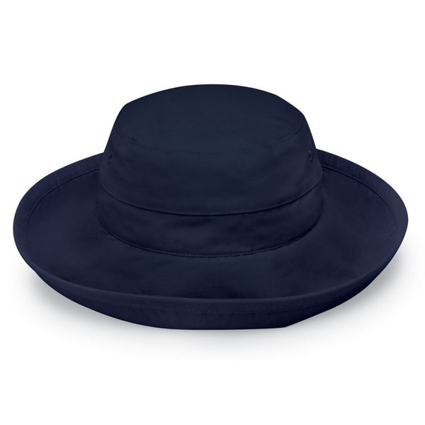 The Hat Shop Ladies Wallaroo 'Casual Traveler' Sun Hat UPF50+ Navy