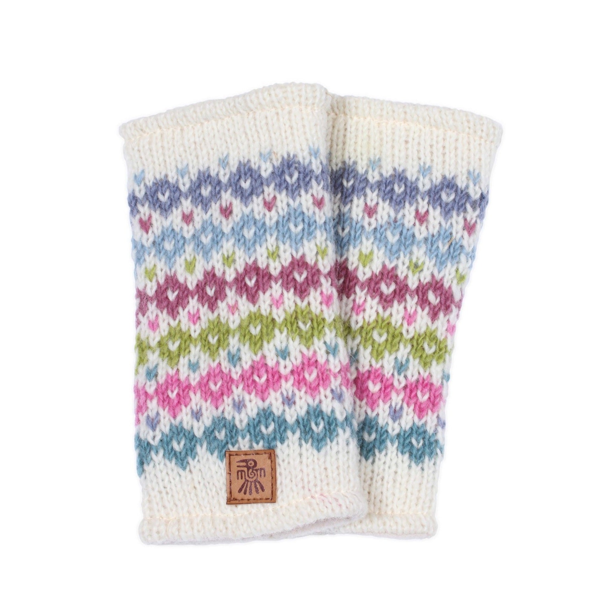 The Hat Shop Ladies Pachamama Whitstable Lined Wool Handwarmers Cream