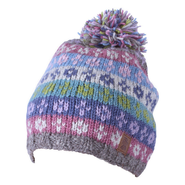 The Hat Shop Pachamama Bloomsbury Wool Bobble Beanie Hat Cool