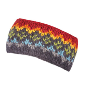 The Hat Shop Pachamama Clifden Wool Headband Charcoal