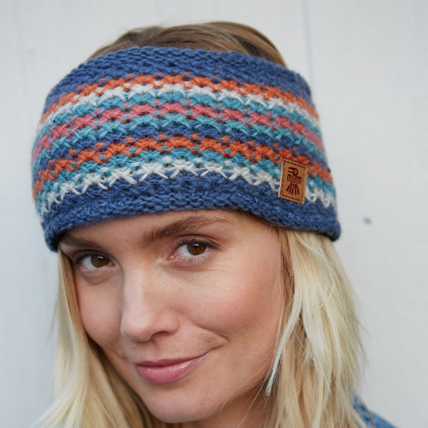The Hat Shop Ladies Pachamama Holkham Lined Wool Headband Pastel