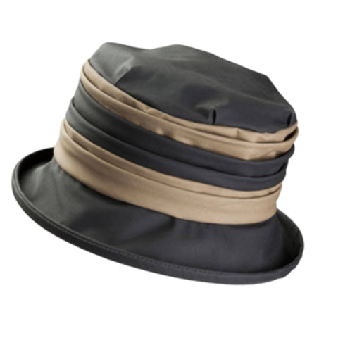 The Hat Shop Olney Ladies Ruby Wax Weatherproof Hat Charcoal