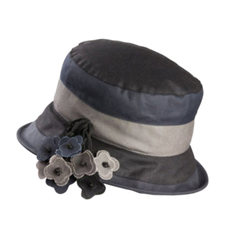The Hat Shop Olney Ladies Ruth Wax Weatherproof Hat Navy