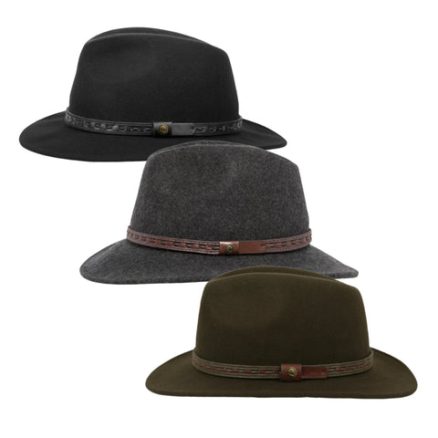 The Hat Shop Sunday Afternoons Wool Rambler Fedora Hat