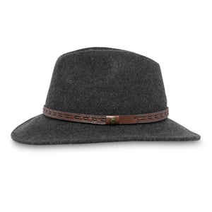 The Hat Shop Sunday Afternoons Wool Rambler Fedora Hat Grey