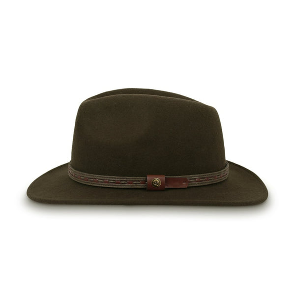 The Hat Shop Sunday Afternoons Wool Rambler Fedora Hat Olive