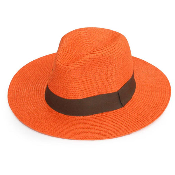 Rollable Packable Panama Style Hat With Travel Bag