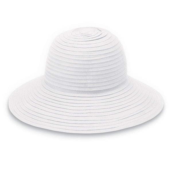 The Hat Shop Ladies Wallaroo 'Scrunchie' Sun Hat UPF50+ White