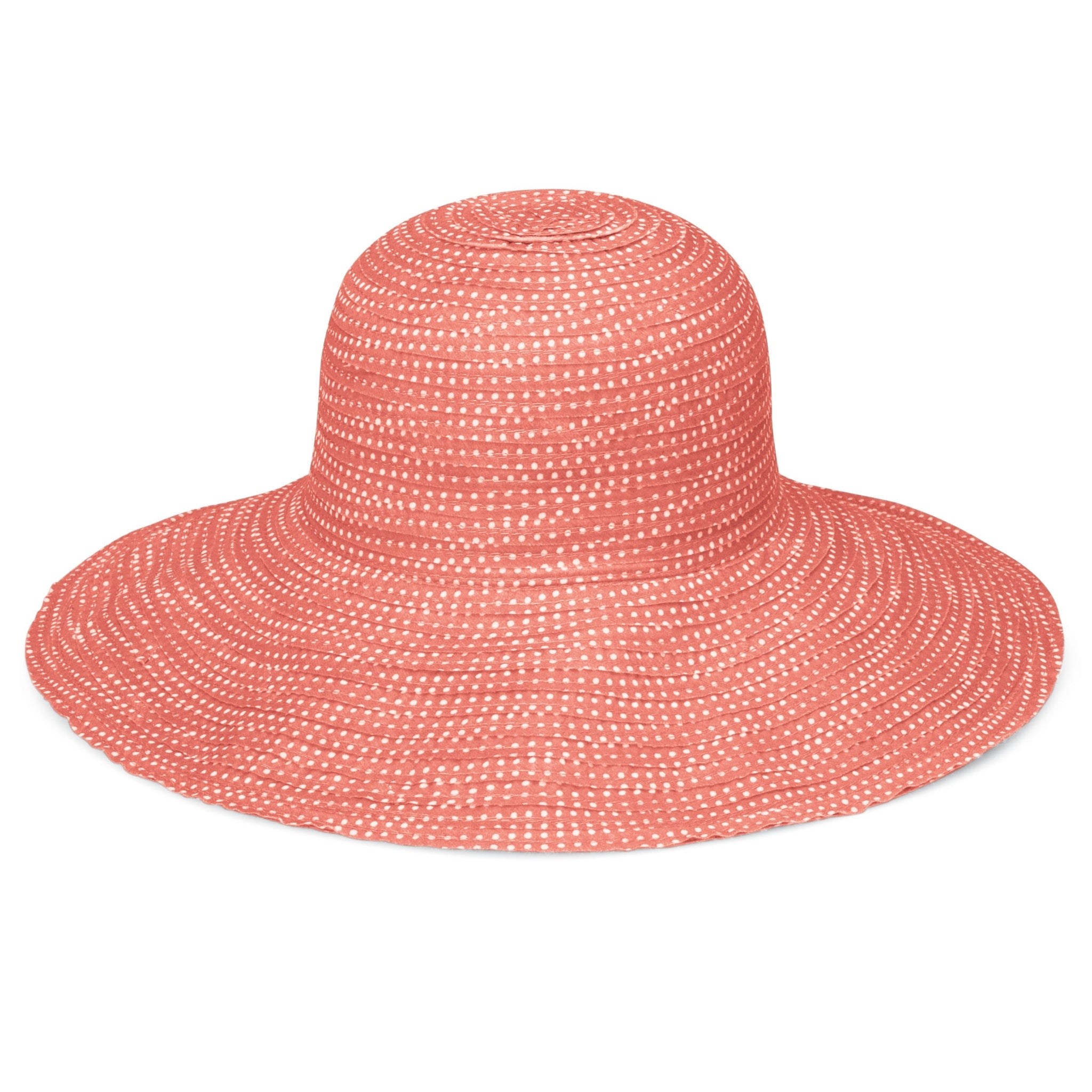 The Hat Shop Ladies Wallaroo 'Scrunchie' Sun Hat UPF50+ Coral