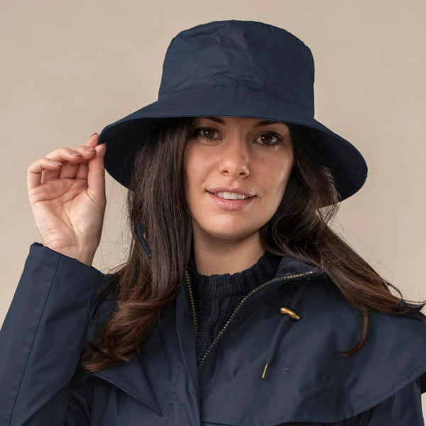 The Hat Shop Lighthouse 100% Waterproof Storm Hat Nightshade