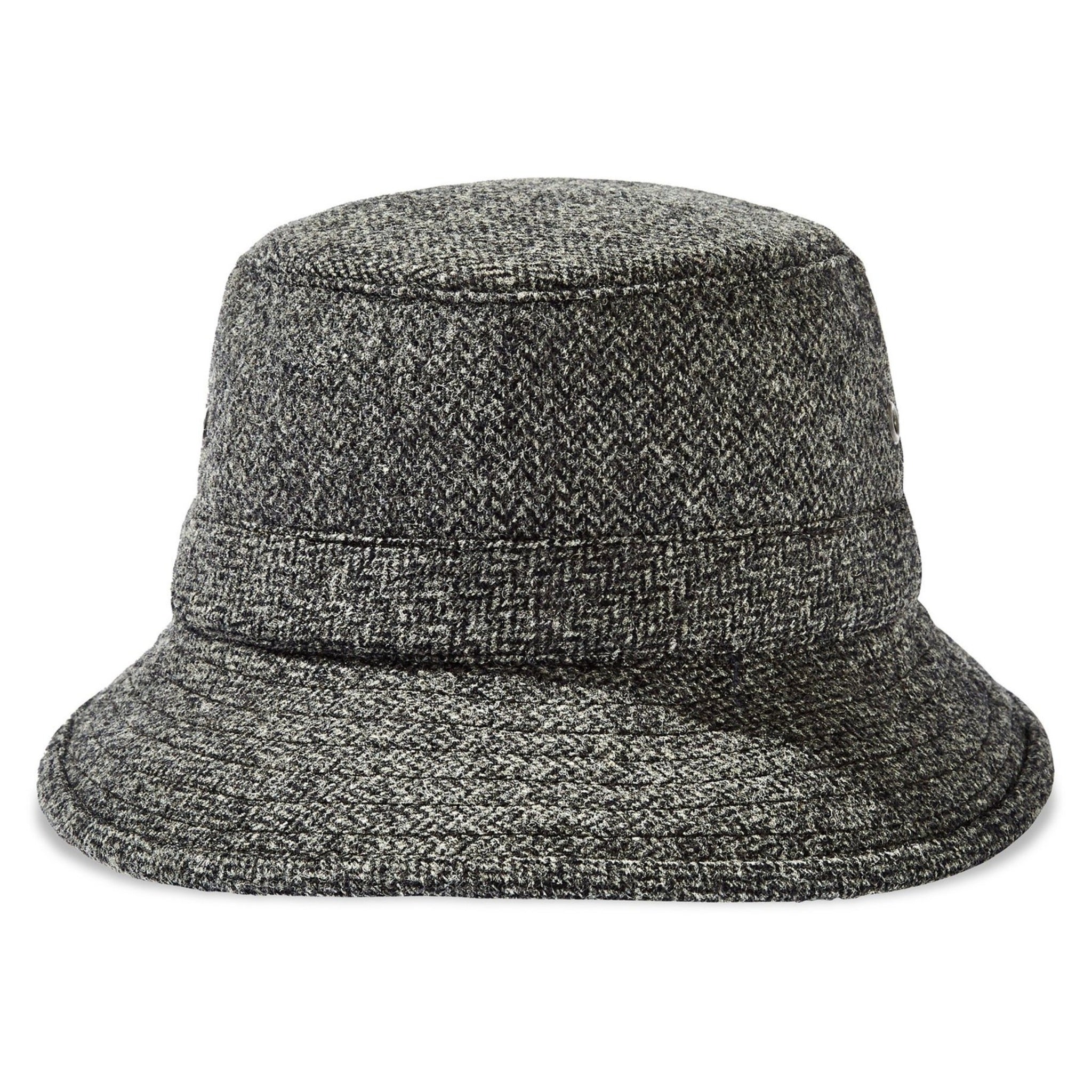 The Hat Shop Tilley Wool Warmth Bucket Hat Charcoal
