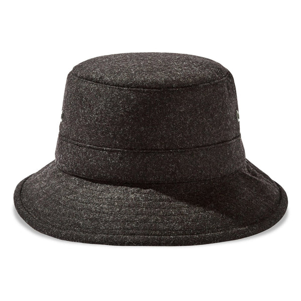 The Hat Shop Tilley Wool Warmth Bucket Hat Grey Black