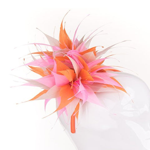 The Hat Shop Showpiece Feather Flower on Headband
